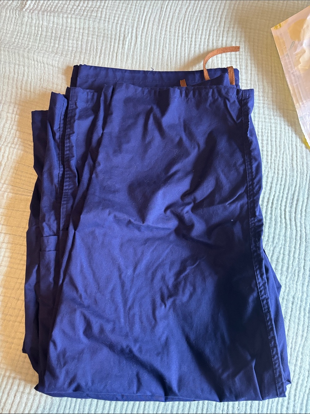 Scrub drawstring pants, navy, XXXL, 3 pairs